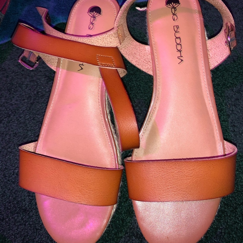 Big Buddha wedge heels